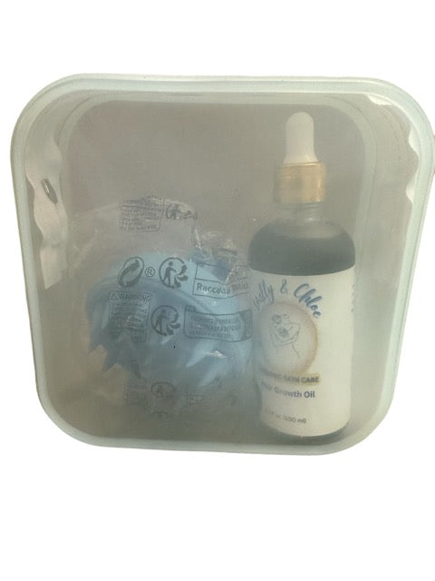 Hair Oil w/Brush Set